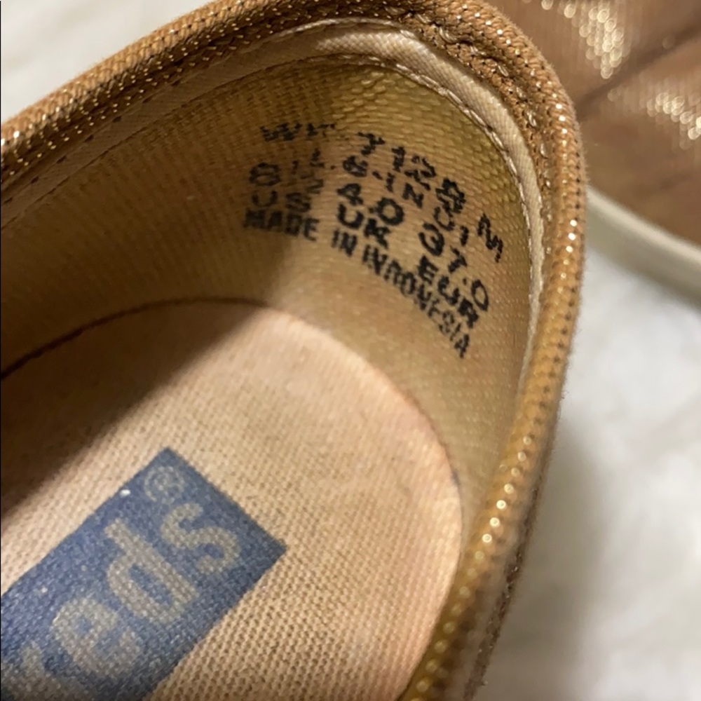 Metallic Gold Keds in 6.5 - Picture 6 of 6